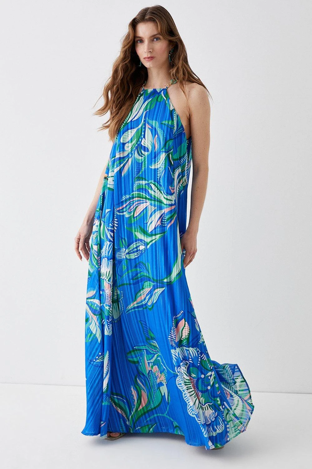 Coast Alexandra Farmer Chain Trapeze Maxi Dress 2 Coast Alexandra Farmer Chain Trapeze Maxi Dress - Image 2