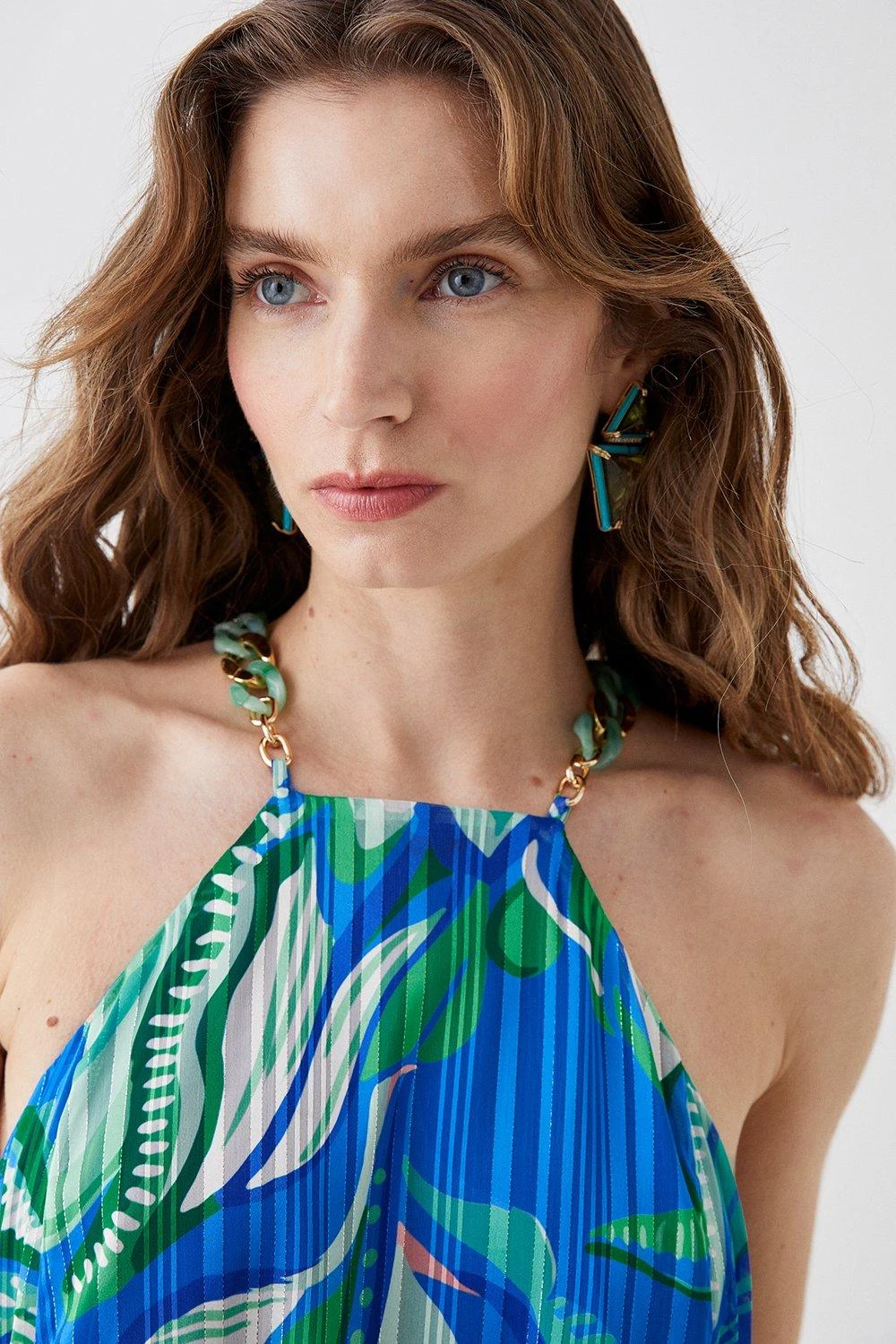 Coast Alexandra Farmer Chain Trapeze Maxi Dress 3 Coast Alexandra Farmer Chain Trapeze Maxi Dress - Image 3