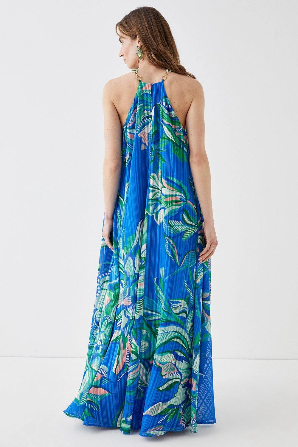 Coast Alexandra Farmer Chain Trapeze Maxi Dress 4 Coast Alexandra Farmer Chain Trapeze Maxi Dress - Image 4