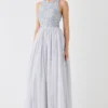 Coast Tulle Embellished Bodice Maxi Prom Dress