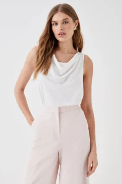 Coast Cowl Neck Slinky Jersey Top