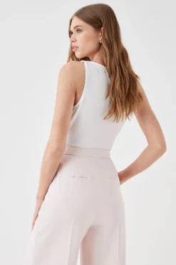 Coast Cowl Neck Slinky Jersey Top -Coast Shop bcc05152 ivory xl 2