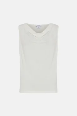 Coast Cowl Neck Slinky Jersey Top -Coast Shop bcc05152 ivory xl 3