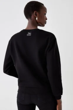 Coast Team Bride Embroidered Sweatshirt -Coast Shop bcc05156 black xl 3