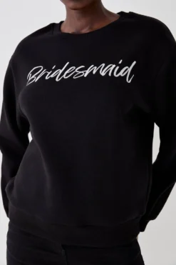 Coast Bridesmaid Embroidered Sweatshirt