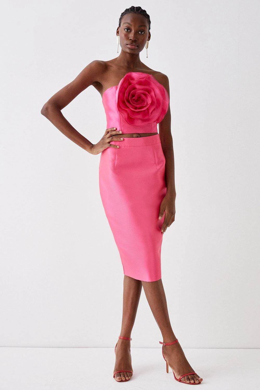 Coast 3d Rose Crop Top 5 Coast 3d Rose Crop Top - Image 5