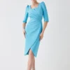 Coast Premium Wrap Detail Pencil Dress