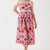 Coast Tile Embroidered Sundress
