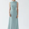 Coast Blouson Bodice Draped Back Bridesmaids Maxi Dress