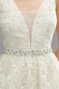 Coast Premium Embellishment Mini Dress With Full Skirt -Coast Shop bcc05575 ivory xl 2 scaled