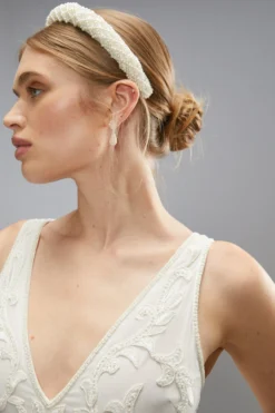 Coast Premium Corded Embroidery Bridal Maxi Dress With Belt -Coast Shop bcc05609 ecru xl 2 scaled