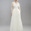 Coast Premium Blossom Applique Full Skirted Wedding Dress