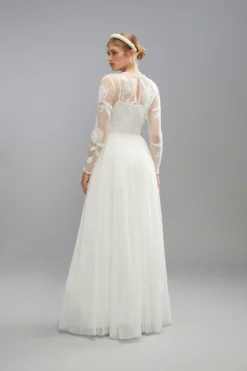 Coast Premium Blossom Applique Full Skirted Wedding Dress 7 Coast Premium Blossom Applique Full Skirted Wedding Dress -Coast Shop bcc05617 ivory xl 3 scaled