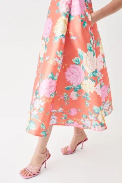 Coast Multi Strap Dress In Floral 6 Coast Multi Strap Dress In Floral -Coast Shop bcc05688 orange xl 2