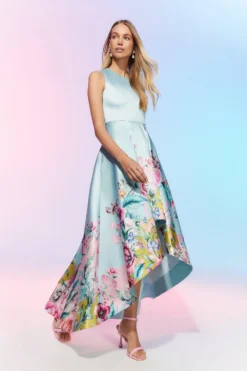 Coast The Collector Dip Back Twill Midaxi Dress