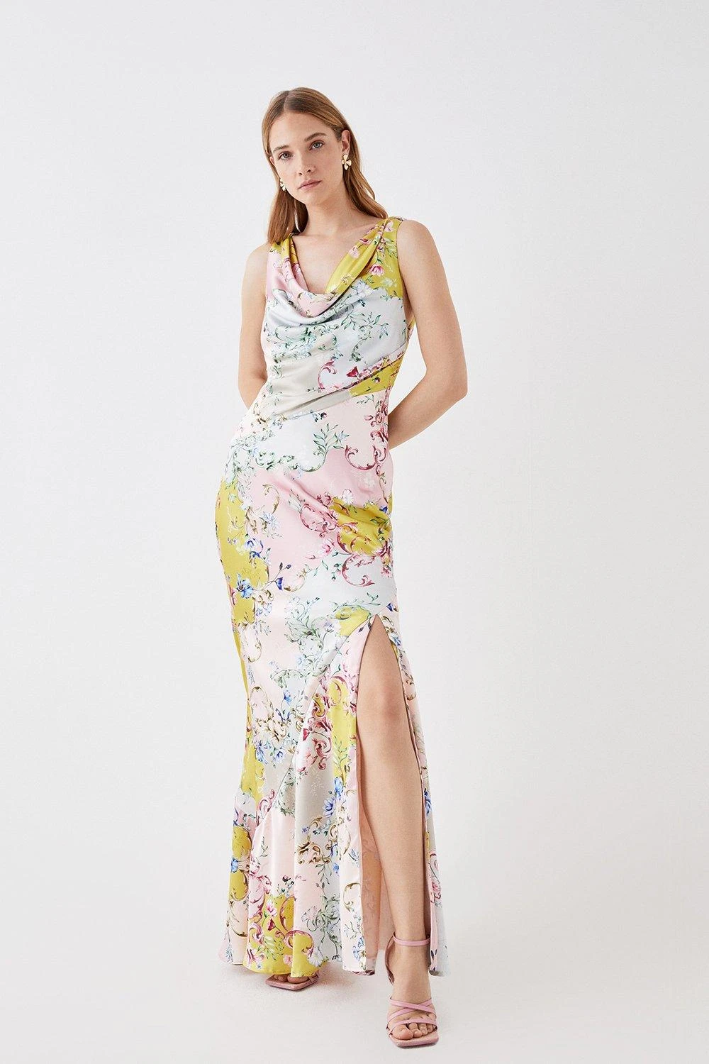 Coast The Collector Satin Bias Cut Midaxi Dress 2 Coast The Collector Satin Bias Cut Midaxi Dress - Image 2