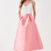 Coast Satin Midi Skirt