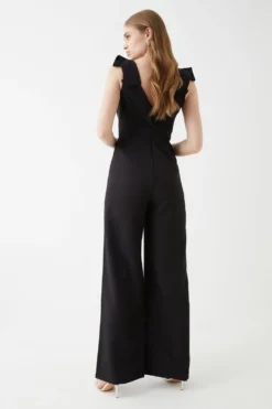 Coast Pleat Top Jumpsuit -Coast Shop bcc05729 black xl 2