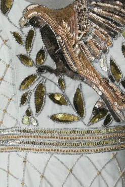 Coast The Collector Hand Embellished Maxi Dress -Coast Shop bcc05733 sage xl 4