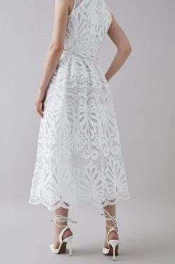 Coast Lace Midi Skirt -Coast Shop bcc05751 white xl 2