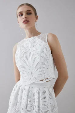 Coast Lace Shell Top