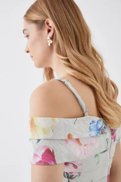 Coast The Collector Tuck Off Shoulder Print Top -Coast Shop bcc05767 multi xl 2