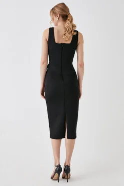 Coast Bow Scuba Pencil Dress -Coast Shop bcc05975 black xl 2