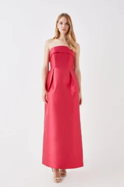 Coast Statement Bow Back Bardot Gown -Coast Shop bcc05995 lipstick xl 3