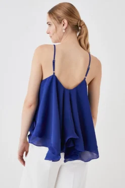 Coast Cobalt Ruffle Hem Cami Top -Coast Shop bcc06018 cobalt xl 2