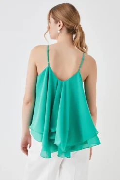 Coast Green Ruffle Hem Cami Top 5 Coast Green Ruffle Hem Cami Top -Coast Shop bcc06019 apple20green xl 2